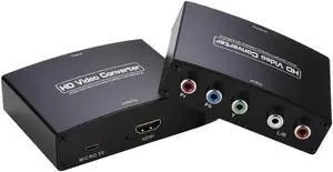 HD Video Converter YPbPr To HDMI-compatible Converter Component To HDMI-compatible Adapter Supports 4K Video