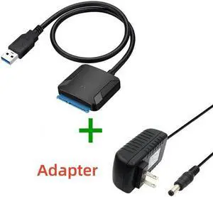 USB 3.0 to SATA Adapter Converter Cable USB3.0 5Gb Converter for 2.5 3.5 HDD SSD Adapter for BTC Miner Mining Blue