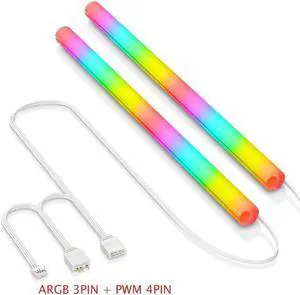Hose Pipe Aura Sync Luminous Sleeve Silicone Water Cooling Raditor Tube 5V 3PIN ARGB 4PIN Computer Case Decoration
