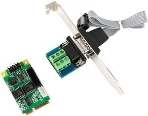 Mini PCIE USB to RS422 RS485 RS232 COM Port Card DB9 for Modem PDA GPS Bar Code Digitizer ISDN terminal adapter