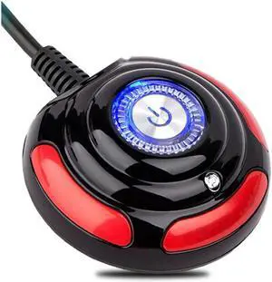 Computer Switch Power Supply on/off Reset HDD Push Round big Button Switch with 160cm Cable Bracket For Desktop PC Computer Host