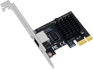 PCI Express Network Card RTL8125GB Gigabit Ethernet PCIE Network card 2.5Gbps LAN Adapter 1Port RJ45 Network Card for Desktop PC