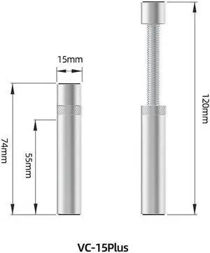 VC-15 Graphics Card GPU Brace Support Aluminum Alloy Telescopic Rotating Video Card Holder Stand Bracket Jack Desktop PC