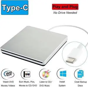 External DVD Drive USB/Type-C Optical Drive Slim Slot-in CD Combo DVD+/-RW Burner Player USB C Superdrive for Laptop USB3.0 style-A External DVD Drive USB/Type-C Optical Drive Slim Slot-in CD Combo DVD+/-RW Burner Player USB C Superdrive for Laptop USB3.0 style-A