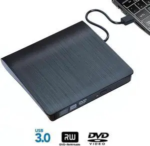USB 3.0 Slim External DVD RW CD Writer Drive Burner Reader Player Optical Drives For Laptop PC dvd burner dvd
