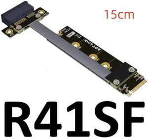 8G/bps PCIE x1 pci-e 1x 3.0 TO M.2 NGFF NVMe key M Riser Adapter Card Extension Ribbon Cable M2 key-M 1 Pci-express