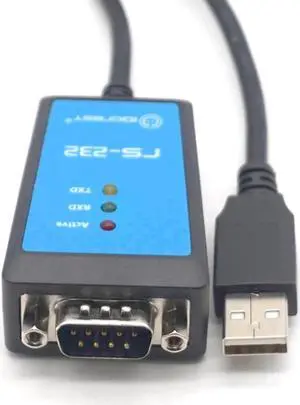 FTDI chips USB 2.0 to DB9 rs232 Serial cable Converter with Magnetic Ring 1.8M(5.9 ft)