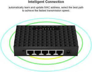 5 Port Gigabit Switch Ethernet Smart Switcher High Performance 1000Mbps Ethernet Network Switch RJ45 Hub Internet SplitterSwitches