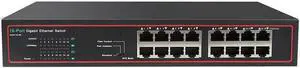 Gigabit Network Switch 16 Port 10/100/1000Mbps Fast Ethernet Switch with Realtek chip lan switch 1000M