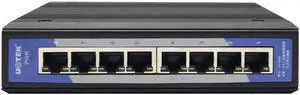 8 port industrial grade non-managed Ethernet switch 10/100Mbps auto negotiation full duplex half duplex Auto MDI/MDI-X UT-6408