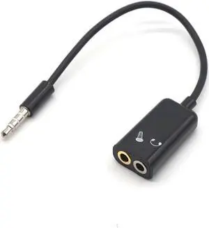 2PCS 1 Male to 2 Female 3.5mm Jack Aux Audio Cable Headphone Splitter Cord 3.5mm male to female
