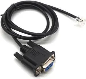RS232 DB9 to RJ11 RS232 to RJ12 RJ9 RJ25 RJ45 serial Cable DB9 Female to RJ11 4P4C Cables 1M(3.3 ft)