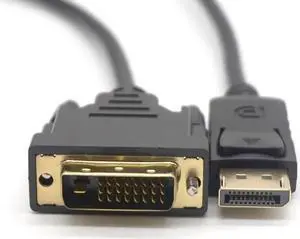 DP to DVI adapter cable Displayport to DVI 24+1 adapter cable 1.8 meters 1080P Multiple Screens Display Function