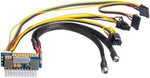 450W 24Pin 12V DC Input Peak 450W Output Realan Mini ITX Pico PSU DC ATX PC Switch DC-DC ATX Power Supply for Computer