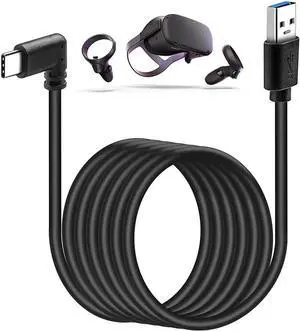 USB A 3.0 to USB C Cable 13FT / 4M, Oculus Link Headset Cable Compatible for Oculus Quest/Quest 2 and Gaming PC,High Speed Data Transfer & Fast Charging Oculus Cable (4M)