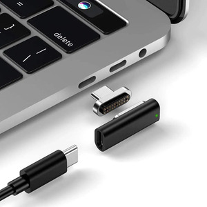 Adaptateur USB C Magnétique 5 Broches Sisyphy - Charge Rapide PD 100W, Transfert Données 480Mbps, Compatible MacBook