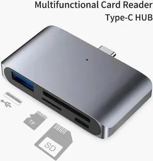 Type-C Card Reader USB-C To USB 3.0 SD/Micro SD/TF OTG Card Adapter For Laptop/USB-C Phone Type-C Multifunctional Converter