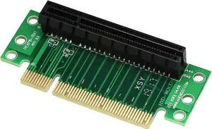 Aomoproing PCI- Express 8X Riser Card 90-Degree Adapter Card PCI-E 8X Extender Extension Card for 1U, Small Computer and Server Case(PCIE 8X)