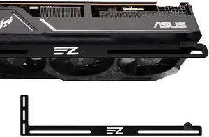 Aomoproing GPU Holder,Graphics Card Brace Support,Video Card Holder,GPU VGA Bracket for Custom Desktop PC Gaming-3mm Aluminum-Black