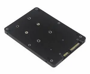 Aomoproing Mini PCI-E mSATA SSD to 2.5" SATA Adapter Card with Case-Black