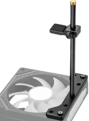 Aomoproing GPU Support Bracket, GPU Holder Stand, Adjustable GPU Sag Bracket Graphics Card Support for 12cm Fan Mount CNC Aluminum (0.63-6.3inch)