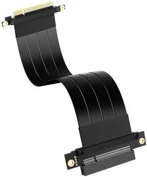 Aomoproing PCIe 3.0 X8 Extension Cable PCI-E 8X Male to Female Riser Cable 25CM (180 Degree M/F)