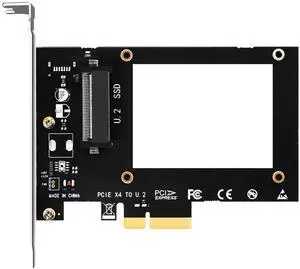 Aomoproing PU11 U.2 to PCIe 4.0 X4 Adapter for 2.5 Inch U.2 SSD, PCIe 4.0 X4 Full Speed