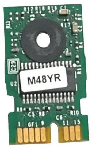 Aomoproing Para 7HGKK 4DP35 M48YR R9X21 para T430 T630 R730 R630 Módulo de Plataforma Confiable TPM 2.0 Tarjeta de Cifrado CN-0M48YR