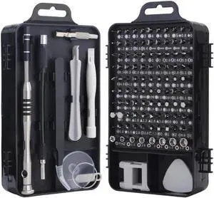 Aomoproing Screwdriver Set, 110 in 1 Precision Screwdriver Repair Tool Kit Magnetic Driver Kit Professional Repair Tool Kit for iPhone X, 8, 7 / Cellphone/Computer/Tablet/PC/electronic etc