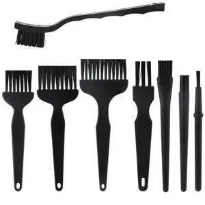 Aomoproing 8 pcs ESD Safe Anti Static Brush Set Detailing Cleaning Tool for Mobile Phone Tablet PCB BGA Repair Work
