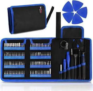 Aomoproing 126 in 1 Precision Screwdriver Set with 111 Bits Magnetic Driver Kit Professional Electronics Repair Tool Kit for Repair Computer, PC, MacBook, Laptop, Tablet, iPhone, Xbox, Game Console