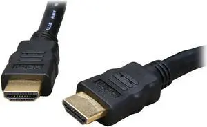 AOMOPROING 50 ft Black HDMI male to HDMI male High Speed HDMI Male to Male Cable with Ethernet Male to Male