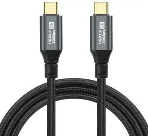 Aomoproing Gen3.2 Type-C Data Cable Dual Type-C Cable 100W High Definition 8k Projection Screen Cable 20GB Full Phone Data Cable 0.5M