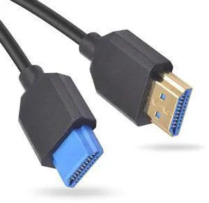 AOMOPROING 8K Short HDMI Cable 1Feet/30, HDMI 2.1 Cable, 48Gbps Extreme Thin HDMI Male to HDMI Male Cable with 8K 60Hz Video and 3D HDR for TV/Xbox, Monitor, PC (Male to Male)
