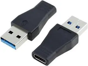 Aomoproing USB 3.0 A Male to USB-C USB 3.1 Type C Female Data Adapter for Laptop Tablet Mobile Phone
