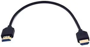AOMOPROING 1ft HDMI 8K Ultra HD Cable, 3D 48Gpbs HDMI 2.1 Version Cable, Straight HDMI Male to Straight HDMI Male Extreme Slim Cable for Xbox PS4 PS5 TV Switch, Support 8K@60HZ 4K@120Hz