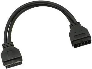Aomoproing USB 3.0 20Pin Header Extension Cable FENGQLONG Male to Female Extension Cable