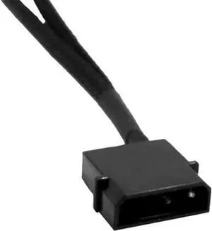 Aomopro2Pack 4-Pin Molex to 3 x 3 Pin / 4 Pin PMW 12V PC Case Fan Power Adapter Cable 3-Pin / 4-Pin (PWM Connector) to Molex Computer Cooler Cooling Fan Splitter Y Power Molex-3Pin/4Pin Cable Splitter