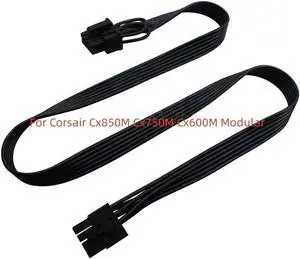 Aomoproing   Pcie 8Pin To 6+2Pin Power Supply Cable For Cx850M Cx750M Cx600M Modular