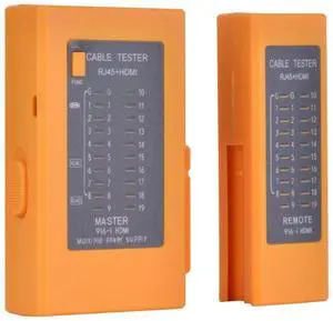 AOMOPROING 2 in 1 HDMI Cable Tester and Network Cable Tester,RJ45 Cat5 Cat6 HDMI Wire Tester