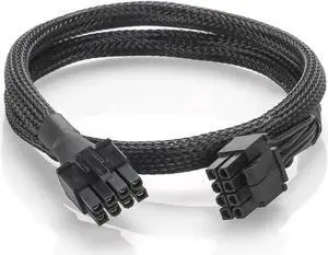 CPU 8Pin to 8pin 4+4Pin Power supply Cable Braided Net Sleeved for C.orsair HX1200 HX1000 HX850 HX750 PLATINUM Fully Modular RM Series RM450 550 650 750 850 1000W (63cm)
