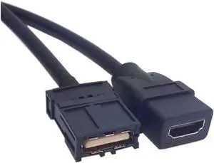 AOMOPROING High Speed HDMI 1.4 Type E Male to Type A Female Video Audio Cable Automotive 0.3M