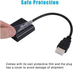 AOMOPROING 3 Pack HDMI to VGA Adapter Cable Converter (Male to Female) ,adapter 1080P for PC, Hfor Computer, Desktop, Laptop, PC, Monitor, Projector, HDTV