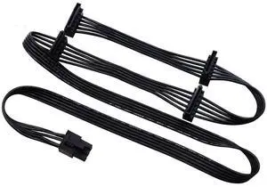 Aomoproing  PCIe 6pin to 4 SATA Power Supply Cable for Seasonic FOCUS Plus Gold 850 750 650