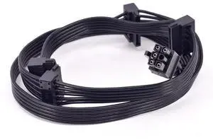 Aomoproing   PCI-e 6Pin Male 1 to 4 SATA 15Pin Power Supply Cable Port Multiplier for C.ORSAIR RMx Series RM1000x RM850x RM750X RM650x RM550x