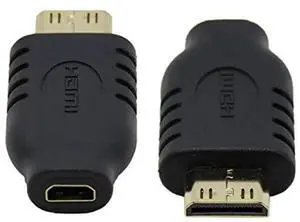 AOMOPROING Type D Micro HDMI Socket Female to Type-C Mini HDMI 1.4 Male Convertor Adapter Support 4K 60hz