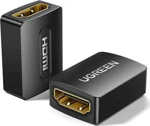 AOMOPROING HDMI Coupler 2 Pack 4K HDMI Adapter Female to Female HDMI Connector 3D 4K HDMI Extender Compatible with HDTV Roku TV Stick Chromecast Nintendo Switch Xbox One Playstation PS4 Laptop PC