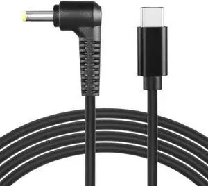 Aomoproing 15V Type C to DC 4.0 x 1.7mm Power Charging Cable, 59inch USB C Male to DC4017 Male Extension Charge Cable for 15V Router, Camera, Desk Lamp, Electric Tool 1.5M (15V)