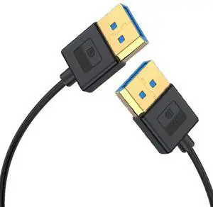 AOMOPROING 1ft DisplayPort UHD Silicone Cable, OD 3.8mm Ultra Thin HDMI DisplayPort 1.4V Cord, Straight Male to Straight Male DP 32.4Gbps Ultra High Speed Cable, 8K@60Hz