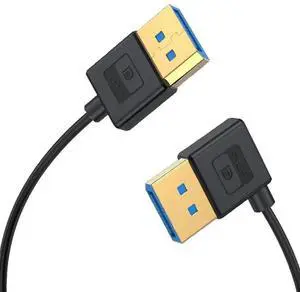 AOMOPROING 1ft DisplayPort UHD Silicone Cable, OD 3.8mm Ultra Thin HDMI DisplayPort 1.4V Cord, Right Angle Male to Straight Male DP 32.4Gbps Ultra High Speed Cable, 8K@60Hz